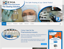 Tablet Screenshot of emapharma.com